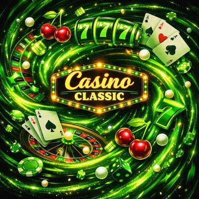 Whirlwind of casino games, slots, and playing cards